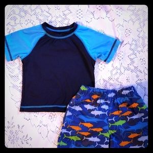 OshKosh & OP Swim Trunks & Shirt